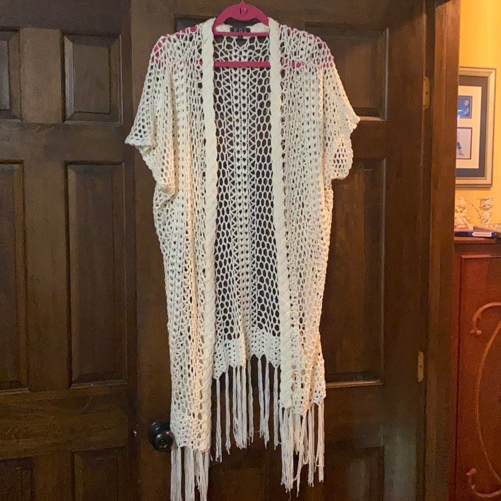 Crocheted boho overlay Medium